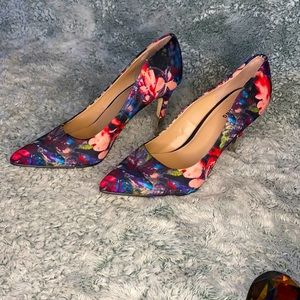 Floral heels